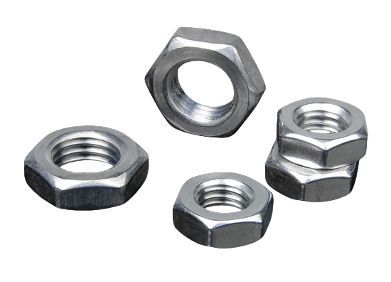 DIN 936 HEX Thin Nuts - Sân tiêu chuẩn số liệu để sắp xếp khóa M8 đến M52, lắp ráp xe hơi